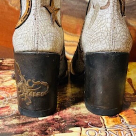 OLD GRINGO GALENA 6" TAHOMA-ROUTE 66 KAKI/WHITE SZ 6.B - Picture 6 of 16